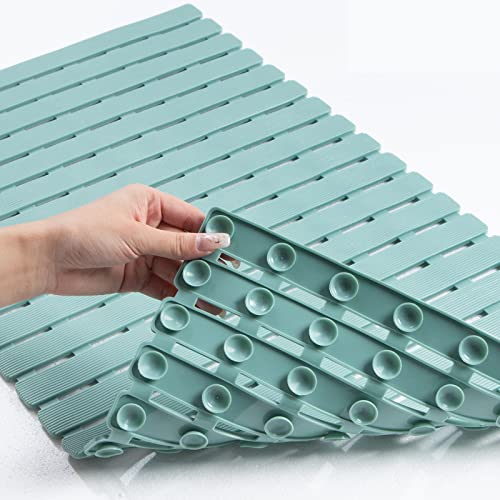 Shower Mat Non Slip - Sheepping Bathtub Mat Machine Washable Anti Slip Bath Mat For Tub, Quick Drain Tub Mat With Suction Cups For Bathroom #TOP5