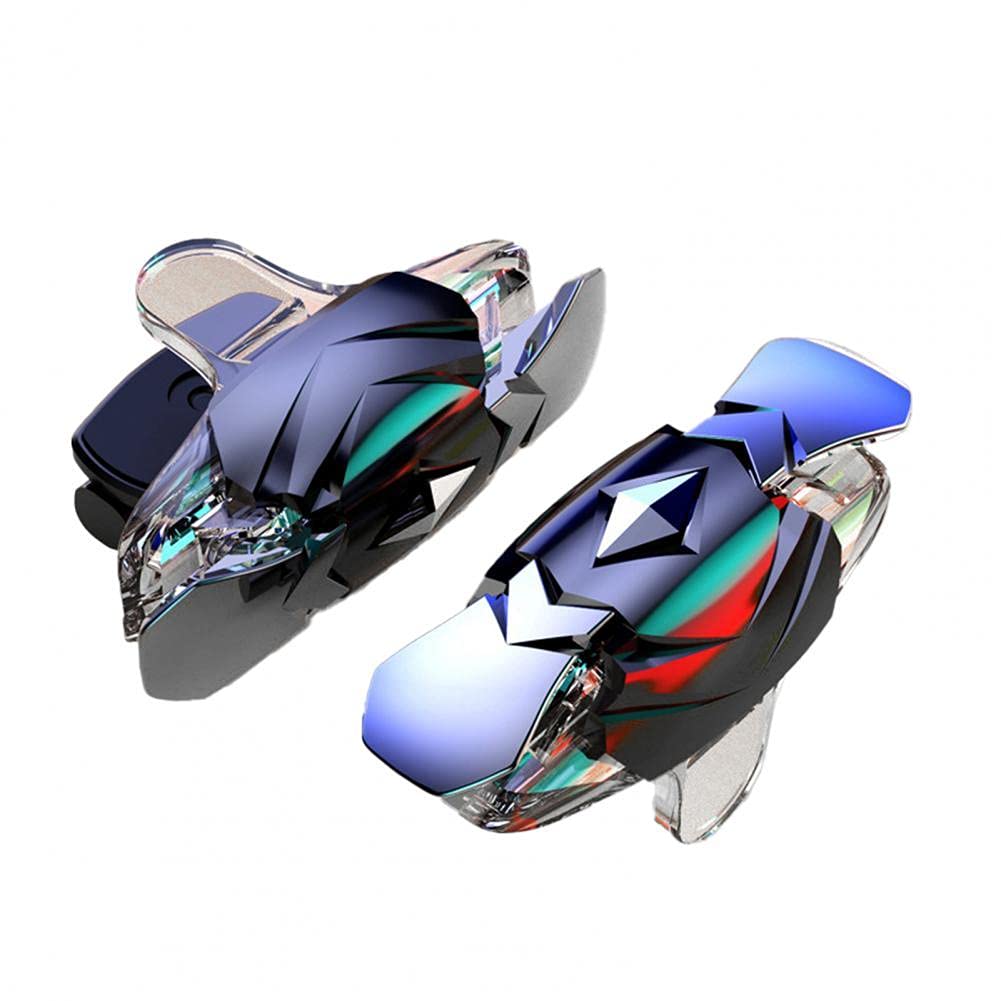 POWR Invisible Triggers for Mobile Gaming | Transparent Trigger for BGMI | Free Fire | COD Compatible with Most Android | iOS Phones