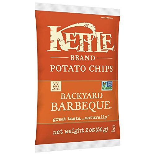 Image of Kettle Brand Potato Chips, Backyard Barbeque, 2 Ounce Bag (Pack of 24)