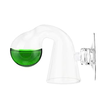Senzeal CO2 Drop Checker Glass Aquarium Monitor CO2 Indicator Planted Fish Tank