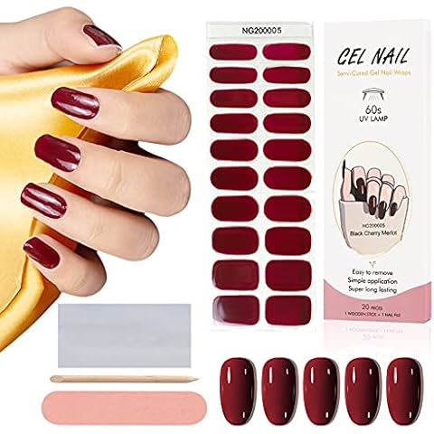 Kalolary 20PCS Gel Nagellack Aufkleber Cover