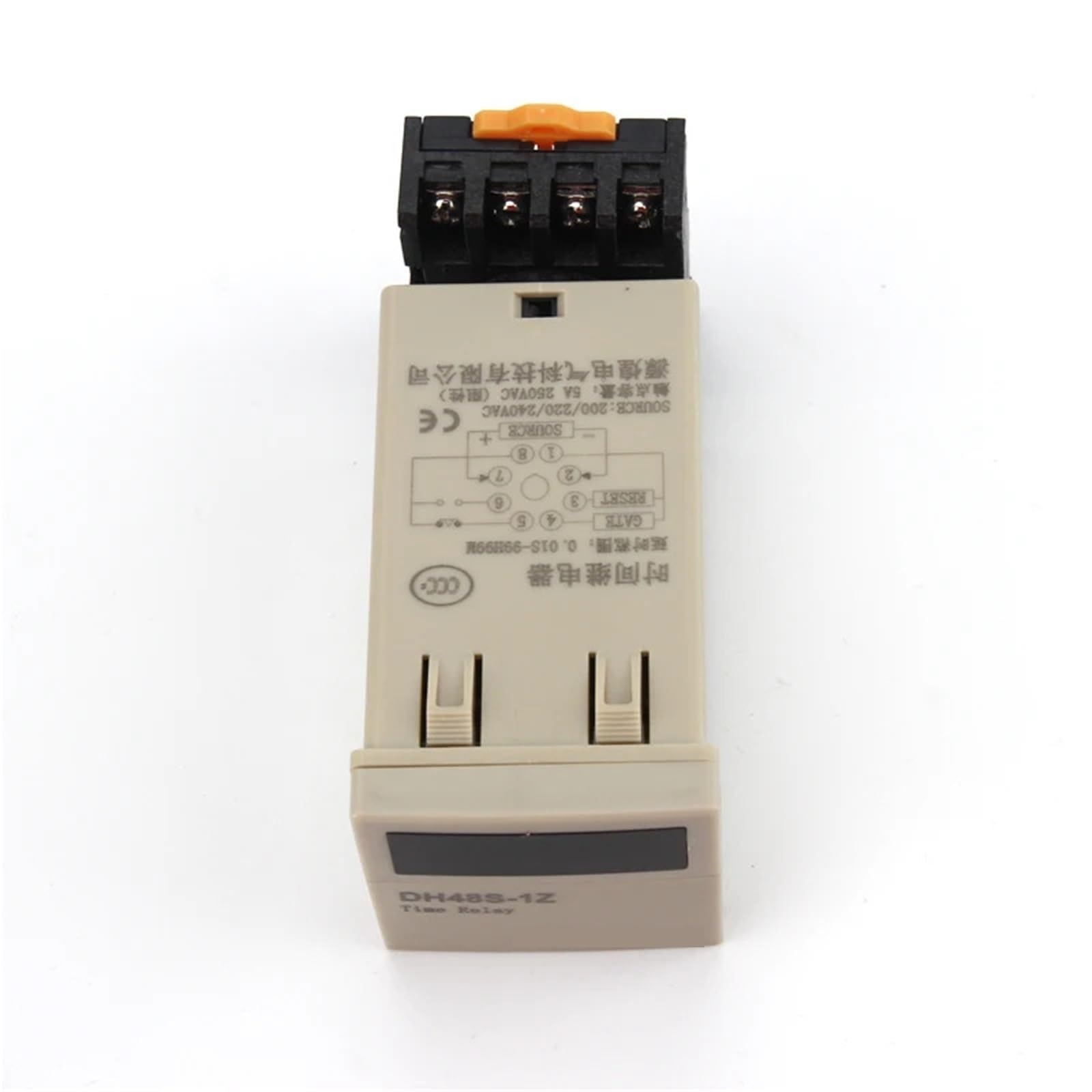 DH48S-1Z Programowalny cyfrowy przełącznik czasowy LED z gniazdem podstawowym 12 V 24 V 220 V 380 V Delay Timer 0,01S-99H99M (DCAC12V)