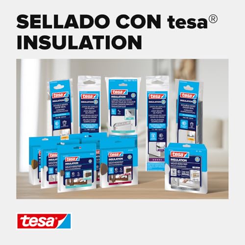 Tesa 05418-00001-02 - Doble Rollo Aislante (95 cm x 25 mm) Color Gris