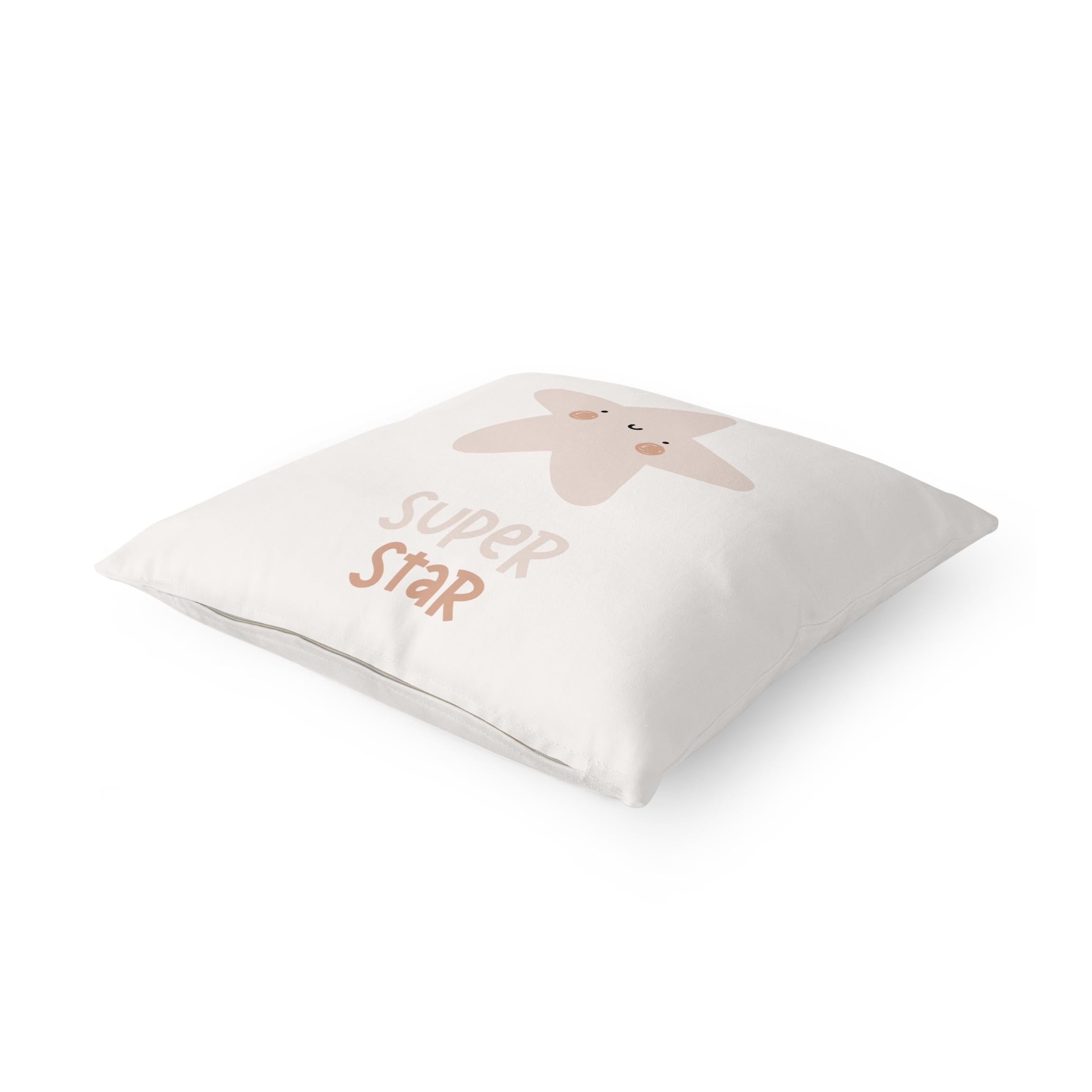 Dekokissen drinnen/Indoor waschbar Sprüche mit Füllung Zierkissen - Made in Germany - Design Bezug beige Sofakissen Illustration Indoor Sofa Bett 1170
