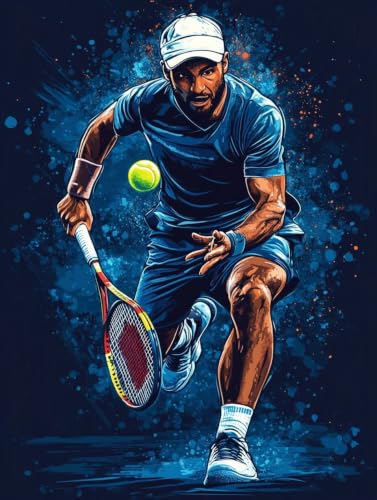 Peinture Diamant Tennis 5D DIY le cadeau femme idéal pour les passionnées d'art et d'artisanat