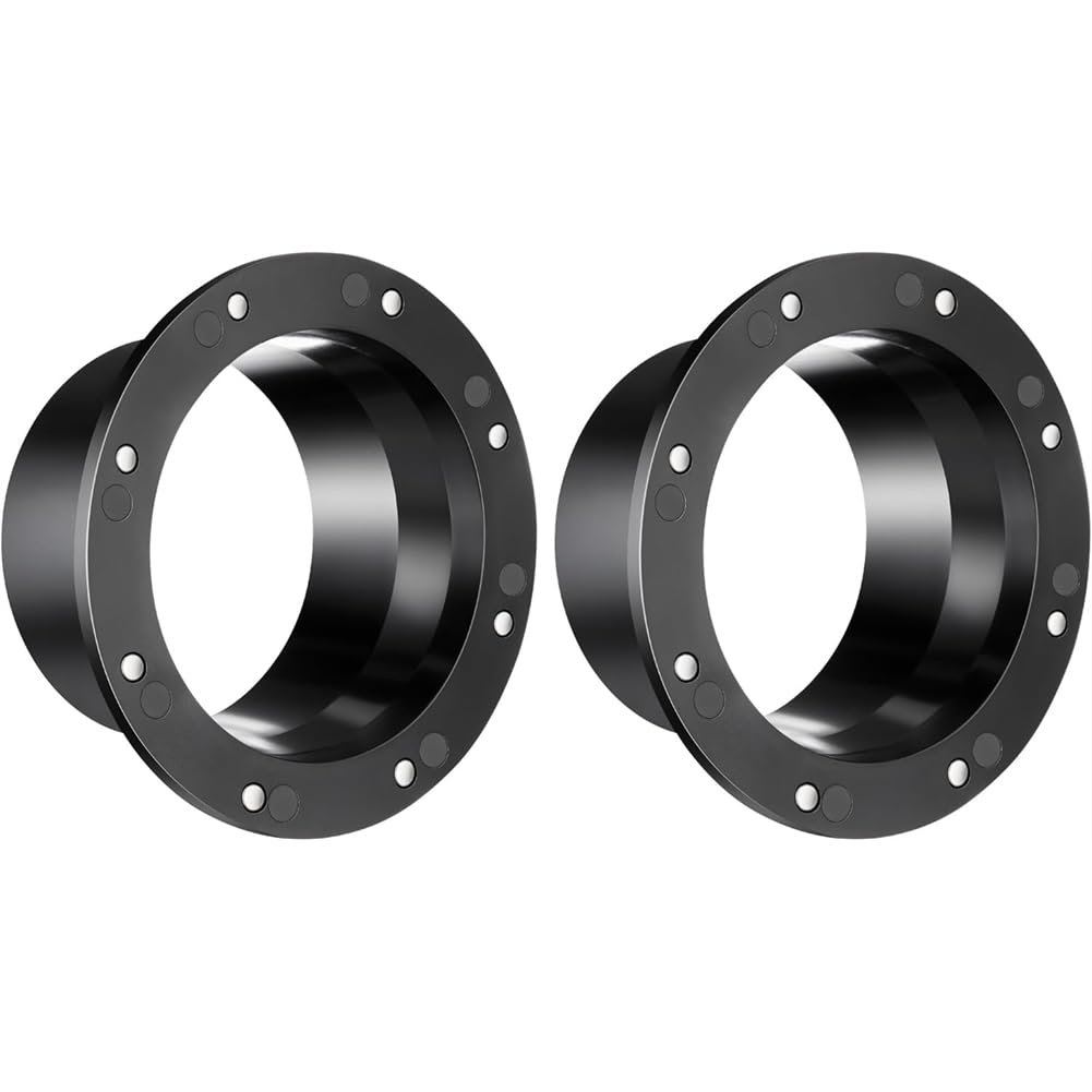 Confezione da 2 connettori magnetici per tubo flessibile da 10,2 cm per di raccolta della polvere, con 8 , con accoppiamento macchina da 4" e 2-1/2"