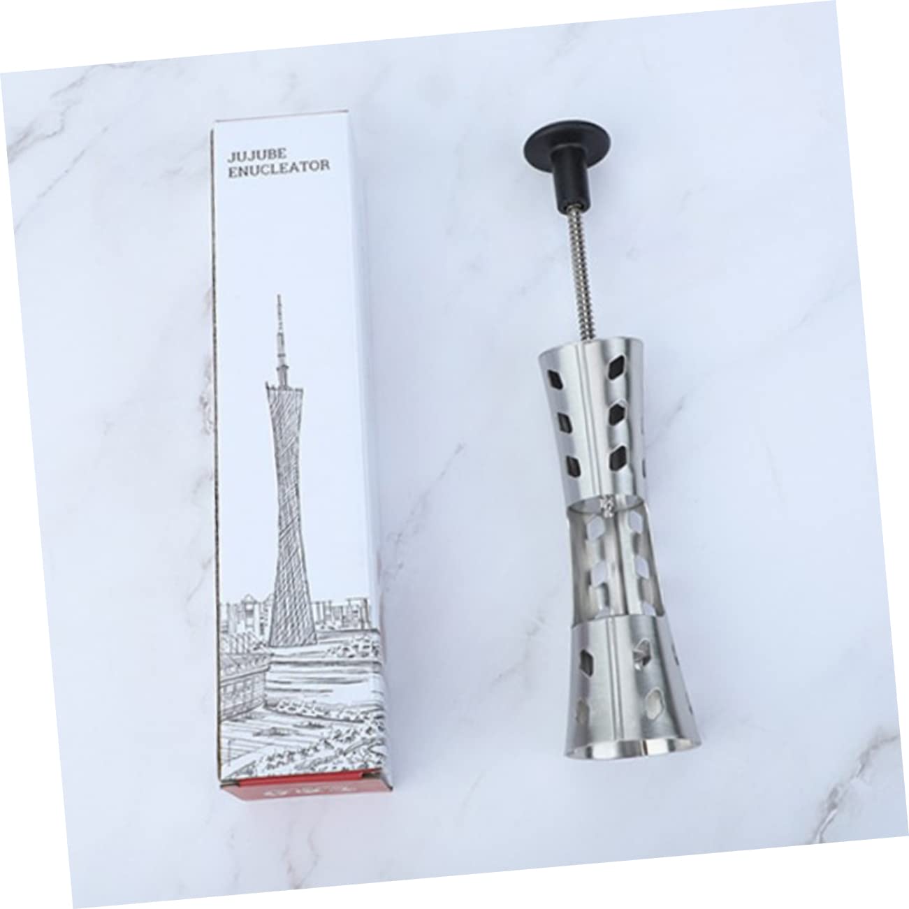 OFFSCH Cherry Pitter Tool Manual Red Date Core Cherry Core Extractor Easy to Clean for Kitchen and Picnics