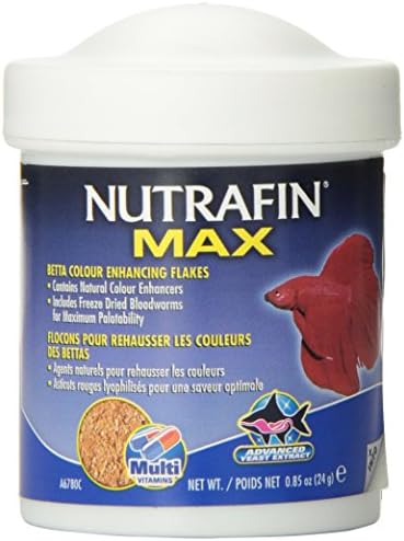Nutrafin Max Betta Color Flakes, 0.85-Ounce