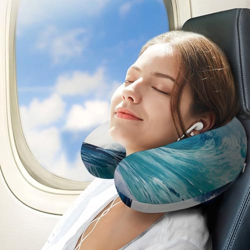 Almohada de espuma viscoelástica 29 cm de viaje miniatura 3