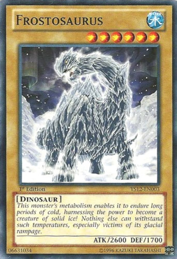 Amazon.co.jp: 遊戯王 英語版 Frostosaurus (YS12-EN003