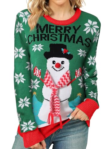 Image of PECHAR Christmas Tree Sweatshirts Women Pine Tree Print Shirts Nature Lover Gift Casual Tee Long Sleeve Xmas Pullover