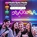 VOCOlinc RGBIC Neon Rope Lights, 10ft Smart Rope Lights Works with Apple Homekit, Alexa & Google, Music Sync, DIY Design, Waterproof LED Strip Lights for Bedroom Living Game Room Christmas Wall Decor