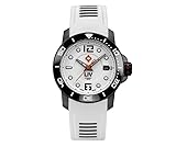 LIV GX-Diver's 41MM - Black Full Lume, Swiss Autom -1000 Ft Water Resistant -Surgical Grade 316L Stainless Steel -Full Dial BGW9 Luminova - Sapphire Crystal - Dive Watches for Men White
