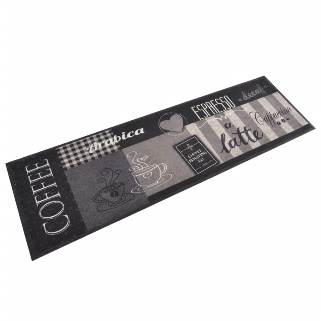 Tapis de cuisine lavable 45 x 150 cm paillasson couloir velours durable