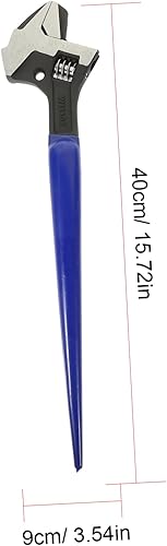 Miniatura 2 de Angoily Llave de mandíbula reversible, llave ajustable de 12 pulgadas, llaves combinadas de trinquete, pulido con espejo, antioxidante, uso de por