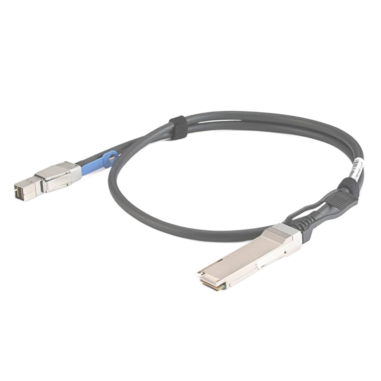 LONRIONSAS# Cavo ibrido esterno MI NI S*A*S HD SFF-8644 a QSFP (SFF-8436) S*A*S, 30AWG, 100 Ohm (0,5 m)