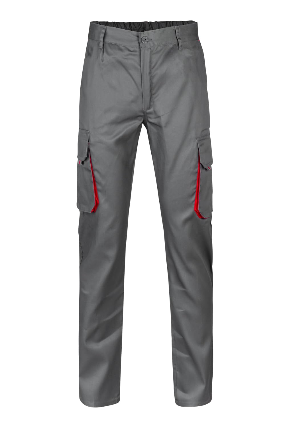 VELILLA 103004; Pantalón Bicolor Multibolsillos; Color Negro y Rojo; Talla 44 — view 20