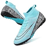 Soccer Cleats Mens Women Football Cleats for Big Boy Indoor Soccer Shoes Tacos de Futbol para Hombre Zapatos de Futbol para Hombre High Top Football Shoes Youth Futsal Shoes Football Boots TF