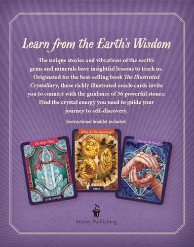 The Illustrated Crystallary Oracle Cards: 36-Card Deck of Magical Gems & Minerals