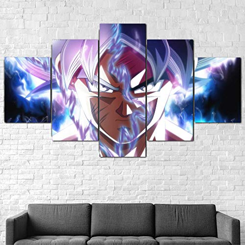 Goku Ultra Instinct tableau mural encadré pour relooker votre salon moderne