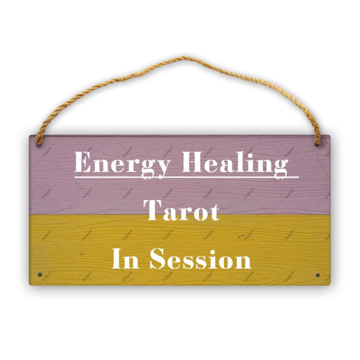 Energy Healing Tarot In Session Board Hanging Door Sign 12" X 6" Sign Front Porch Wall Plaque House Sign Gardenyard Home Farmhouse Decor Hanging