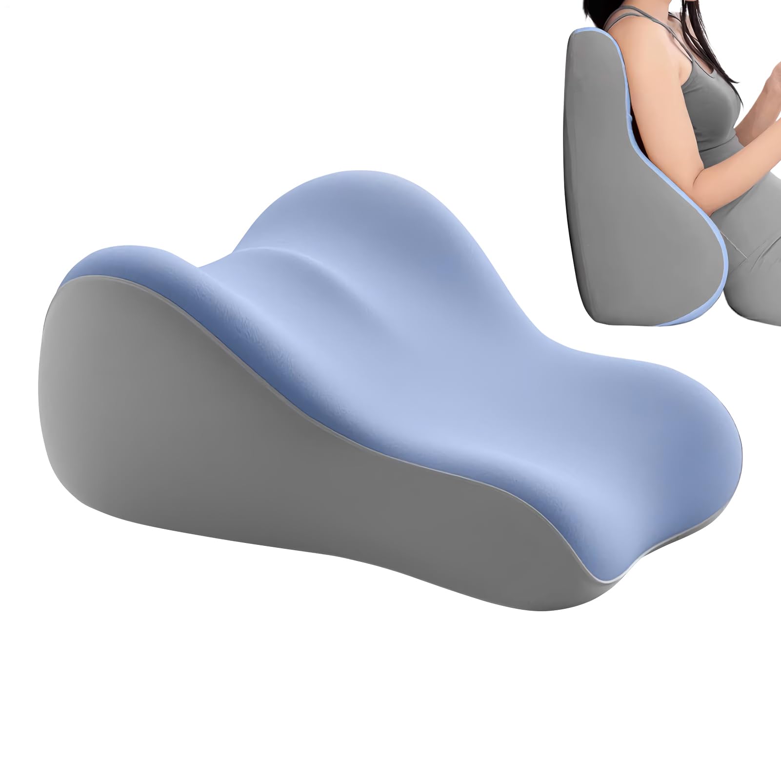 Coussin de lecture ergonomique pour soulager le dos sur le lit ou au travail