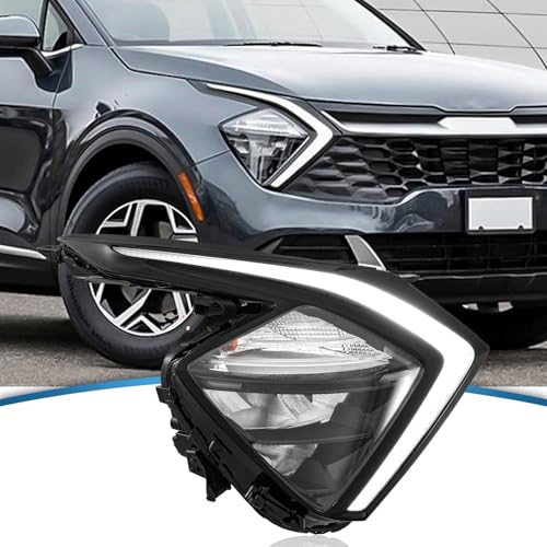 Compatible with 2023-2024 Kia Sportage LED Headligt 92102-DW000 92102-DW010 KI2503266 KI2503262 Right Passenger Side