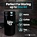 Herb Guard - 1 Oz Airtight Container and Smell Proof Jar (500 ml) 2 Way 62% Pack Keeps Goods Fresh for Months