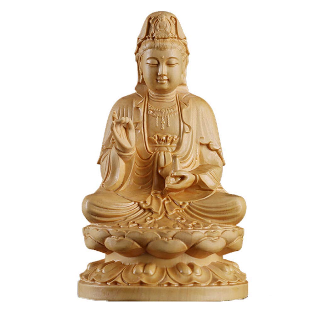 Déesse de la Miséricorde Guanyin statuette bouddhiste pour autel et prière zen