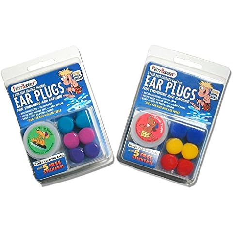 Putty Buddies 3 Pack (colour may vary) (1 Pack (3 Pairs), Red, Yellow & Blue (Non-Floating)) Cover