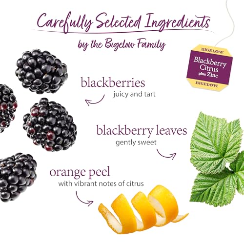 Bigelow Tea 01028 Blackberry Citrus Plus Zinc Herbal Tea thumb #2