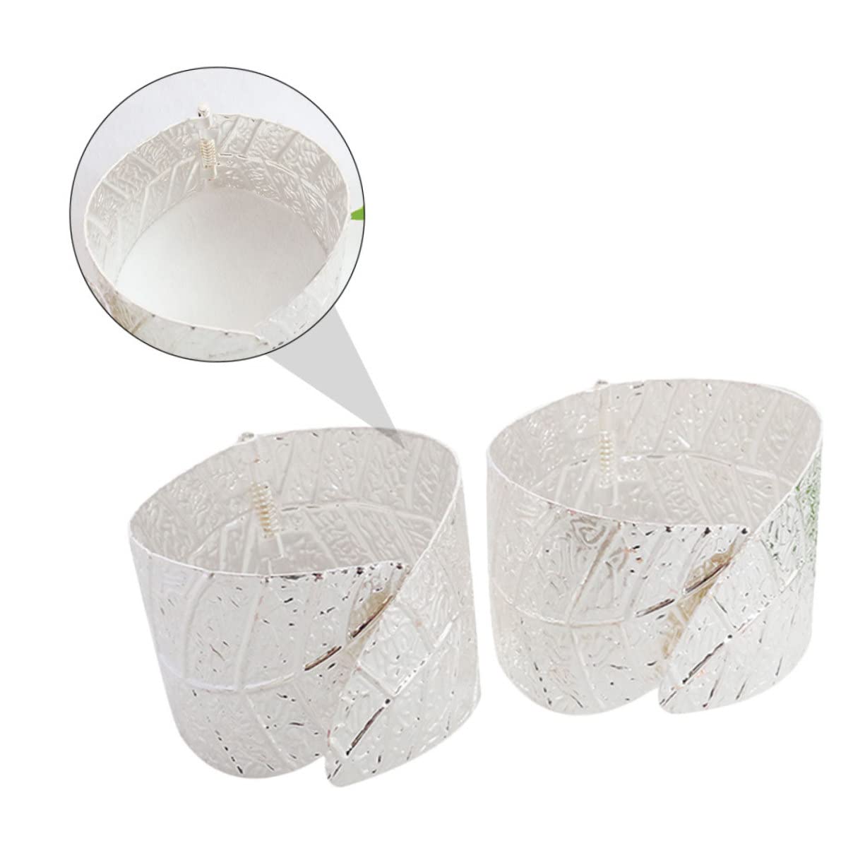 Garneck 2 Set Di Fibbie Per Tende Leggere E Delicate Con Design Creativo A Forma Di Foglia Facili Da Riporre Multiuso 2 Pezzi*2