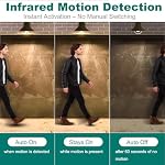 DiCUNO Motion Sensor Light Bulb, Motion Activated Dusk to Dawn Security LED Bulb, 8W (60W Equivalent), 2700K Warm White, 810lm, PIR A19 E26 Bulb for Indoor/Outdoor, Pack of 2