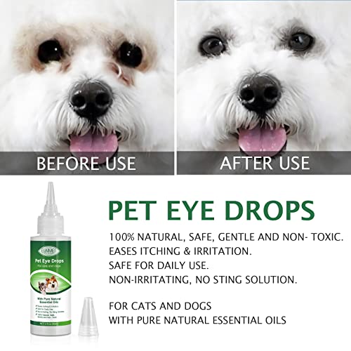Gnapy 60Ml Pet Eye Drops For Dog & Cat Relieve Eyes Itching & Irritation thumb #2