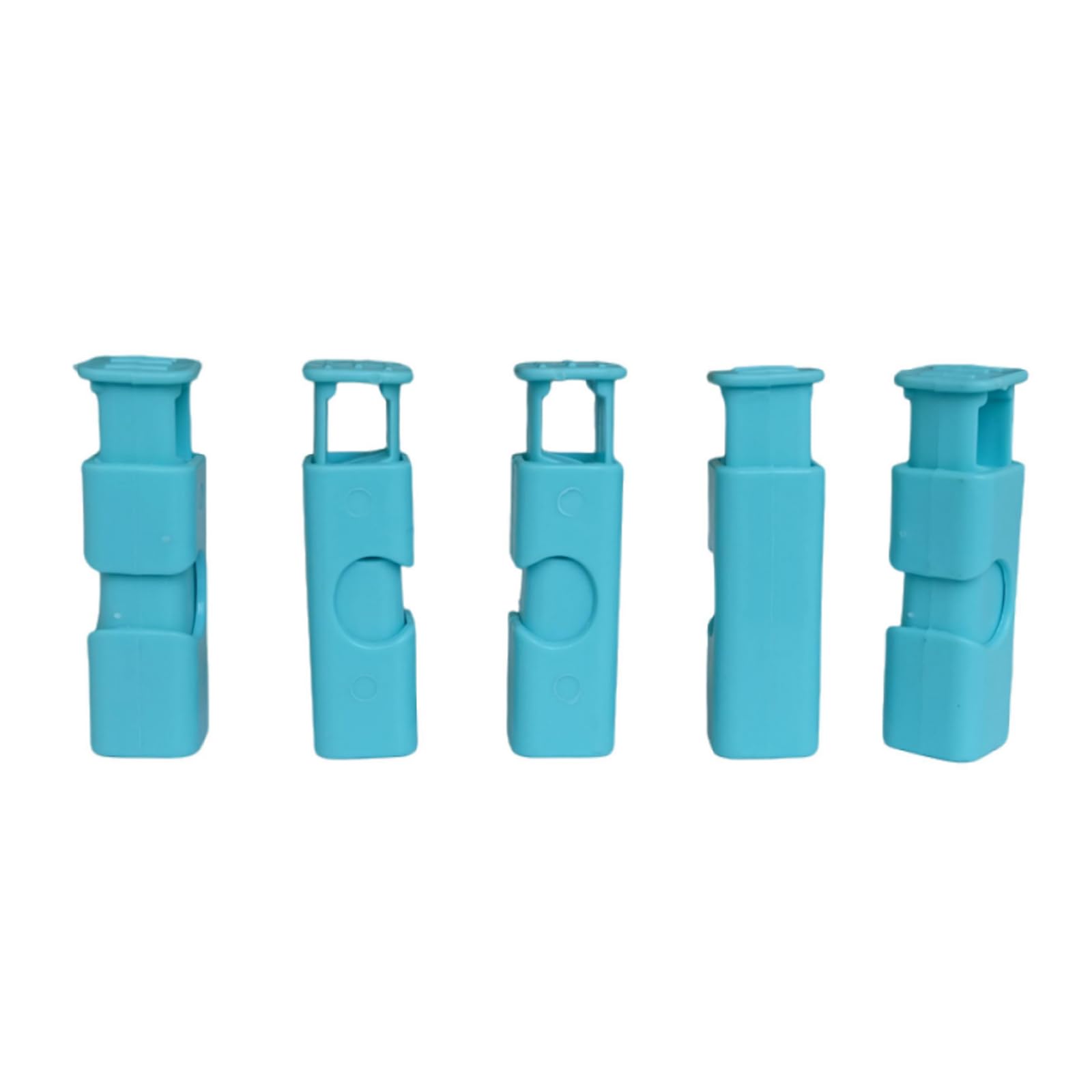 10er Set Tütenverschlussclips – Blau & Weiß, Wiederverwendbar, Für Chipstüten, Snacks, Süßigkeiten & Mehr
