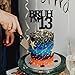 Bruh I'm 13 Cake Topper,Double-Sided Glitter Black 13th Birthday Cake Topper,Funny 13th Birthday Party Decorations for Teen Boys Girls 13 Year Old,Official Teenager,Happy 13th Birthday Supplies Decor