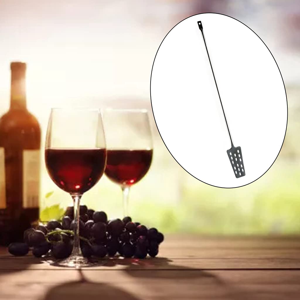 60,5 centimetri In Acciaio Inox Vino Mescolatore Paddle Con 15 Fori Casa Cucina Birra Vino Brewing Strumenti