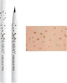 OCHILIMA Natural Freckle Pen, Faux Freckles Makeup Pen, Natural Lifelike Freckle Makeup Pen Magic Freckle Color, Waterproof Long Lasting Soft Dot Spot for Natural Effortless Sunkissed Makeup, 02#