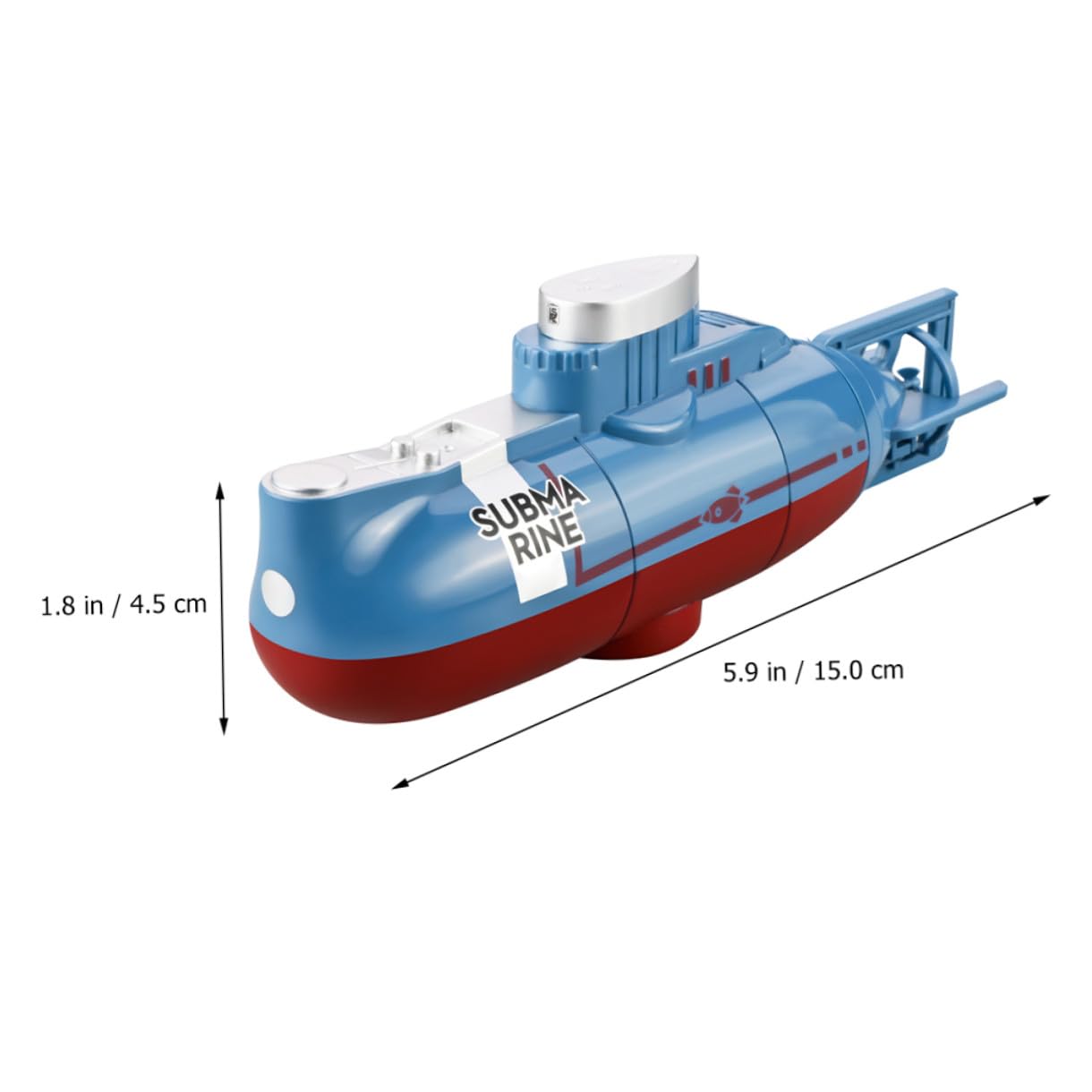 Yardwe Submarino Teledirigido RC Barco De Juguete Eléctrico Submarino Juguete Mini para Bañera y Piscina
