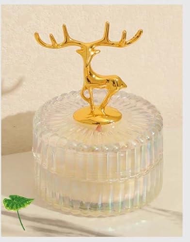 HUIEYE Velas Aromaticas, Velas Perfumadas en Vaso,Cera de Soja 100% Natural,Aliviar el Estrés,Adecuadas para Dormitorio,Baño,Yoga,Cumpleaños,Día de La Madre,Navidad,San Valentín Regalos(Té blanco) Cover