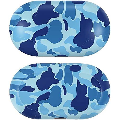 Skinit Decal Audio Skin Compatible with Galaxy Buds+ - Officially Licensed Skinit Originally Designed Light Blue Street Camo Design