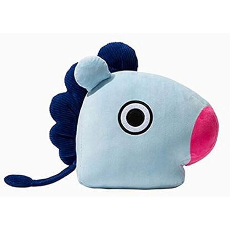 Amazon Bt21 ぬいぐるみ 防弾少年団 抱き枕 Btsキャラクター人形 応援グッズ ふわふわ車用枕 ブルー1 45x55cm アイドル 芸能人グッズ 通販