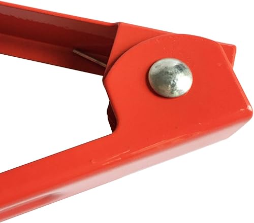 Miniatura 4 de TIHOOD 2 alicates para quitar rebabas de rosas, 5.5 in, herramienta para pelar espinas y hojas (rojo y plateado)