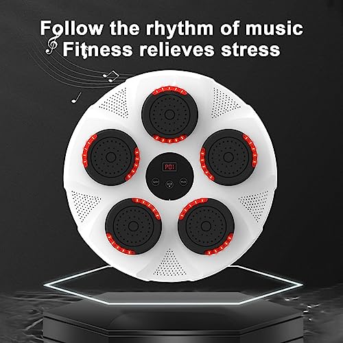 Machine de boxe musicale cible murale de boxe électronique rechargeable LED 9 modes
