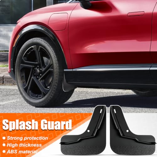 Image of Mud Flaps Splash Guards for 2024-2026 Chevy Chevrolet Equinox EV, Durable ABS Mud Guards, Protects Against Mud, Rocks, and Debris, 2024-2026 Chevy Equinox EV Accessories (4PCS)