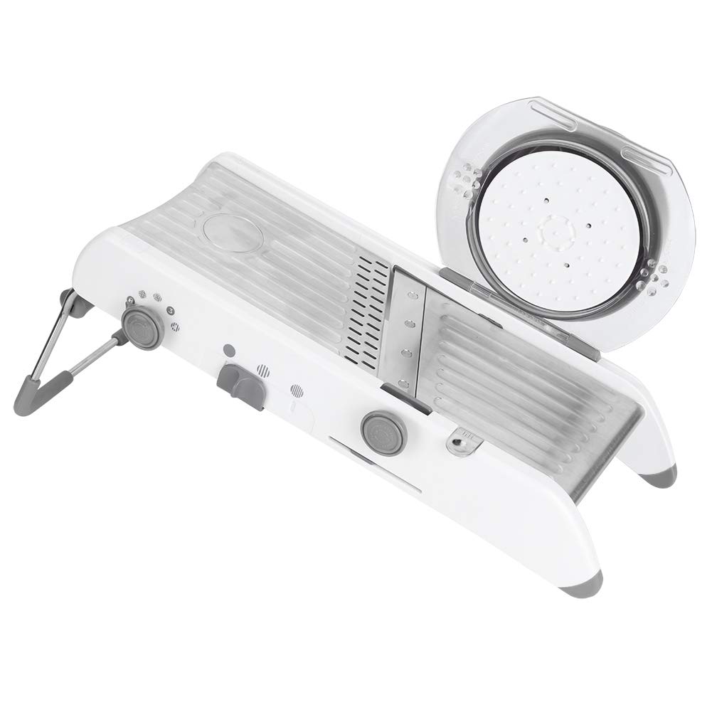 Cortador de verduras Chopper Dicer, cortador de verduras manual multifuncional Rallador de alimentos de acero inoxidable Rebanado Accesorios de herramientas de cocina