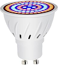 Grow Light Bulb 60 LEDs GU10 Plant Growth Full Spectrum Horticultural Lamp 220V Indoor for Succulents, Garden