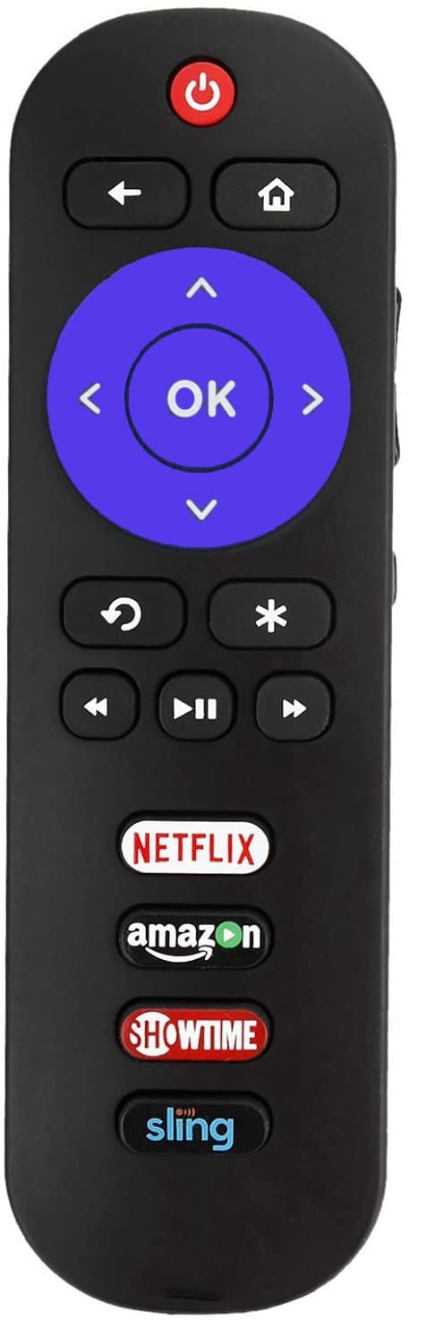 Remote Control Compatible with All Hisense Roku TV, Universal Remote Control for Hisense 4K Smart TVs - No Setup Required