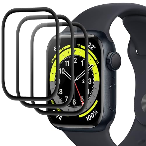 Joeyu (3 Stück) Panzer Schutz Glas für Apple watch Series 6/5/4/SE/SE2/SE3 40mmSchutzglas9H Härte Anti-Schock Blasenfrei Kratzfest Panzer Folie