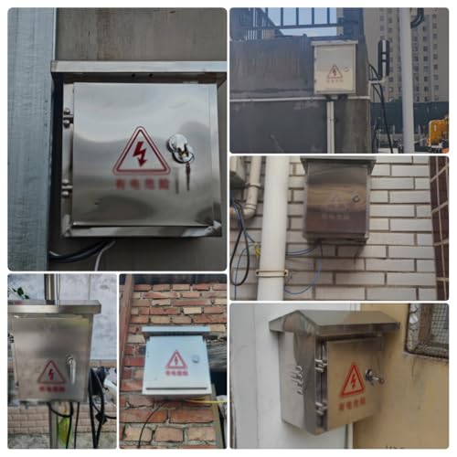 Boîte de jonction électrique murale intérieure pour centraliser et protéger les câbles acier B - 2